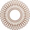 Ekena Millwork Cornelius Wood Fretwork Pierced Ceiling Medallion, Wood (Paint Grade), 22"OD x 8 1/8"ID x 3/8"T CMWP22X0375CRMF - alternate 1